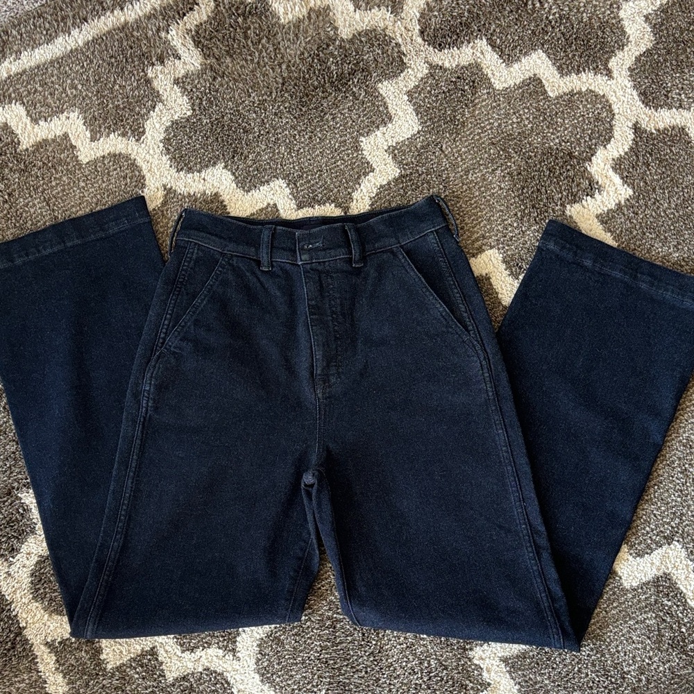 🌷 J Crew wide leg jeans size 26